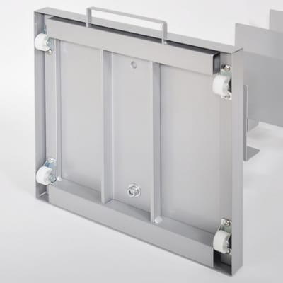 ブックタワー ロータイプ 5段 シルバー DS142-2 [足立製作所] 【026S021】