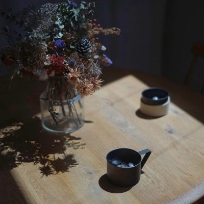 96【KURO】黒染めマグカップ【015S108】