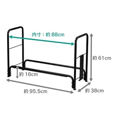 タイヤラック レギュラータイプ カバー付き 燕三条製 [川口工器]【042S006】