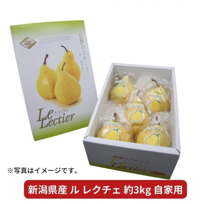 先行受付 ル レクチェ 自家用 3kg 新潟県産 洋梨 ル・レクチェ[岩福農園] 【010P026】