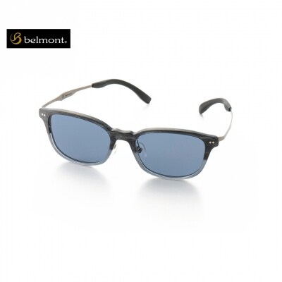 [ベルモント] 偏光グラス Soleil ブルーグレー(木目) マゼラン【088S009】