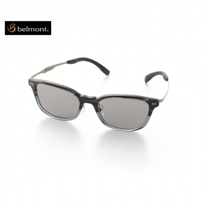 [ベルモント]偏光グラス Soleil ブルーグレー(ツヤ) グラファイトグレー【088S007】