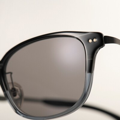[ベルモント]偏光グラス Soleil ブルーグレー(ツヤ) グラファイトグレー【088S007】