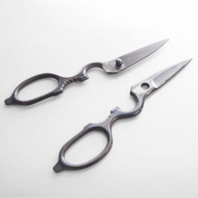 ステンレス キッチン鋏 KST-2 黒染め<鉄ハンドル> [剣謙心] 【013S085】