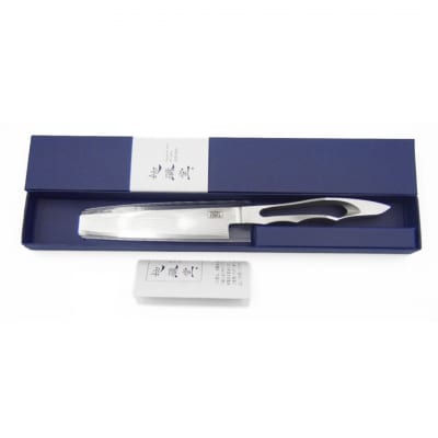 ペティ 120mm ダマスカス 包丁 ペティナイフ 12cm 磨き [地蔵堂]  【052S015】