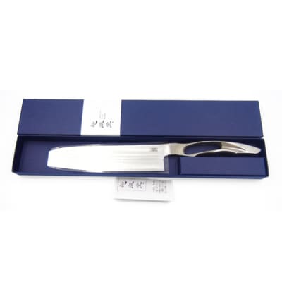 三徳包丁 170mm ダマスカス 包丁 三徳 17cm 磨き 庖丁 [地蔵堂] 【068S001】