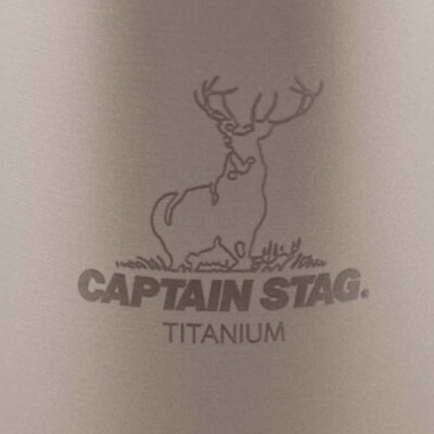 チタン製シングルマグカップ300 2個セット [CAPTAIN STAG] 【016S040】