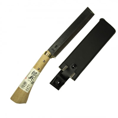 鋼付両刃鞘鉈 210mm アウトドア・キャンプ・山歩きに【024S037】