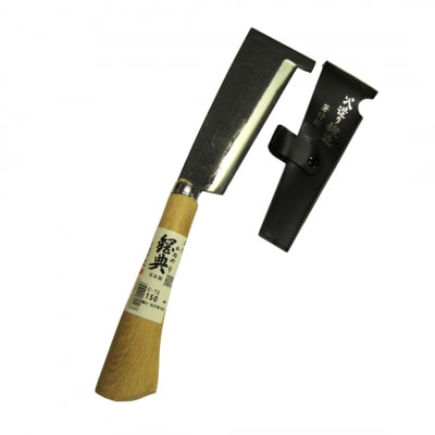両刃ハシ鉈 鋼付 150mm アウトドア・キャンプ・山歩きに【019S071】
