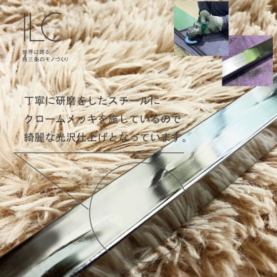 伸縮式キッチンペールラック2段 [ガルバリウム鋼板タイプ] クロムメッキ【183S005】