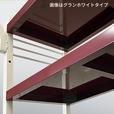 伸縮式ランドリーラック4段 クロムメッキ【220S010】