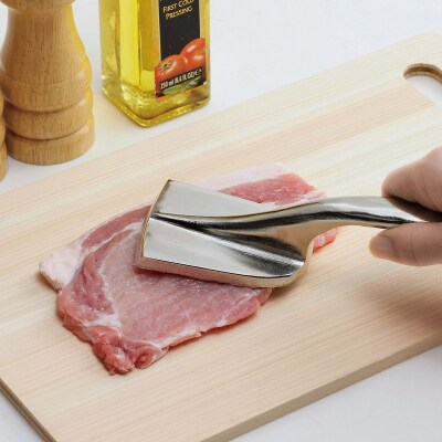 [家事問屋] 肉たたき 平型 キッチン用品 燕三条製 下村企販 新生活 【010S471】