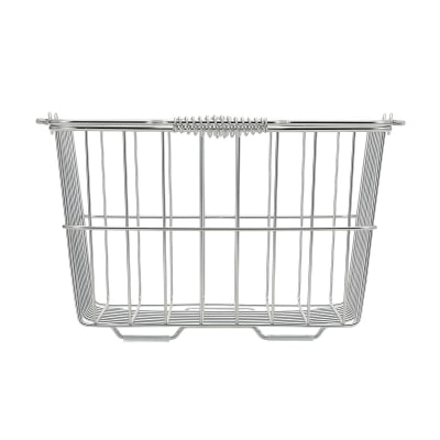 [家事問屋] 取って付きバスケット 中 ハンドル付 タオル収納【020S068】