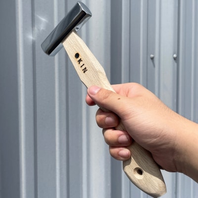 八角玄能 ミラー 300 蛇曲ショート 250mm ハンマー [マルキン印] 【029S023】