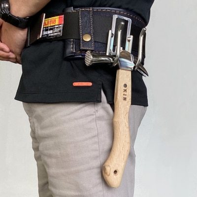 仮枠ハンマー ミラー 止付 小 蛇曲ショート 250mm [マルキン印]【036S009】