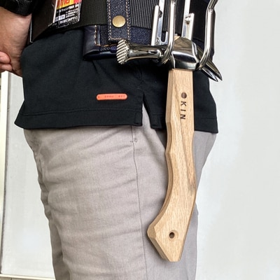 仮枠ハンマー ミラー 止付 小 角蛇曲ショート 250mm [マルキン印] 【038S015】