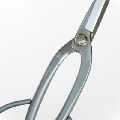 ステンレス足長盆栽鋏(ヤスキSLD鋼付)200mm [越乃興三] 【019S081】