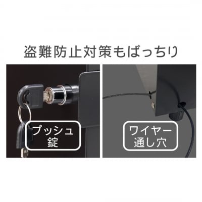 二段宅配ボックスレシーボ 約45.2×45.4×68cm [グリーンライフ] 【100S006】