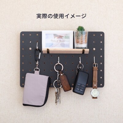 石膏ボード用固定金具 Miseluパンチングボード M 白 壁美人 【017S128】