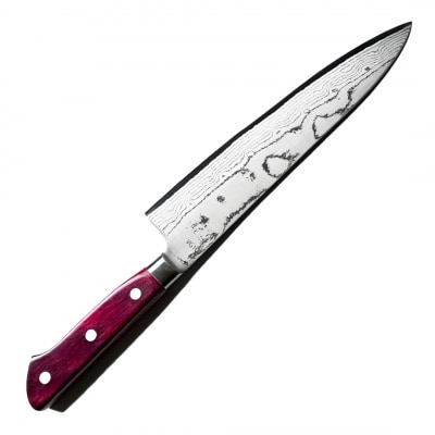 [成水] ダマスカスv金10号割込 牛刀 刃部21cm 【050S020】