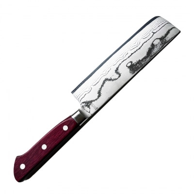 [成水] ダマスカスv金10号割込 菜切包丁 刃部16cm 【040S029】