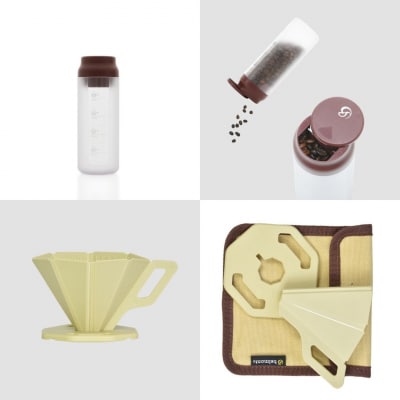 [ベルモント] Chillサイドテーブルでコーヒータイムセット 折りたたみ式 【038S018】