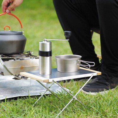 [ベルモント] Chillサイドテーブルでコーヒータイムセット 折りたたみ式 【038S018】