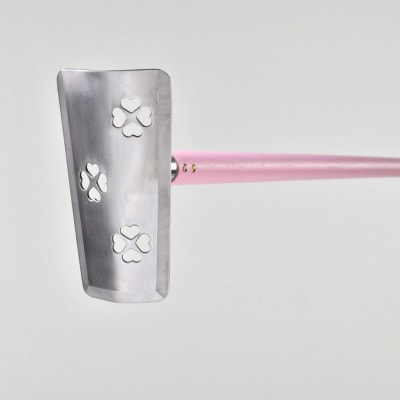 コンパクト鍬 ガールズガーデニング ハッピークローバーピンク [浅野木工所] 【012S102】