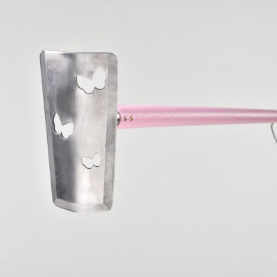 コンパクト鍬 ガールズガーデニング ハッピーバタフライ ピンク [浅野木工所] 【012S104】