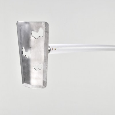 コンパクト鍬 ガールズガーデニング ハッピーバタフライホワイト [浅野木工所] 【012S105】