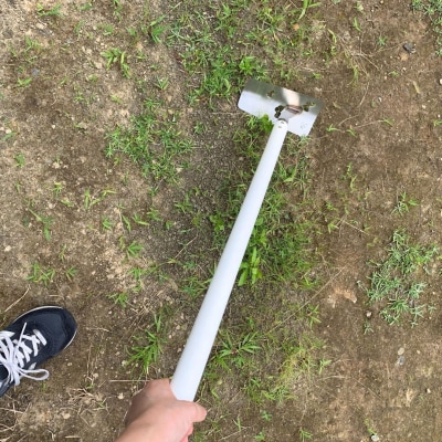 コンパクト鍬 ガールズガーデニング ハッピーバタフライホワイト [浅野木工所] 【012S105】