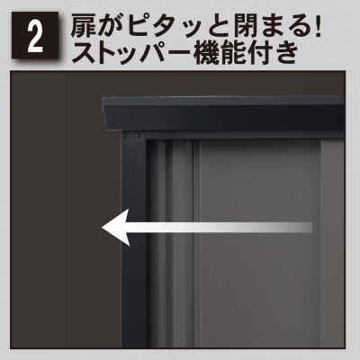 ファミリー物置ダシーレ1515 ブラック SRM-1515(BK/AGY) 物置【917S001】