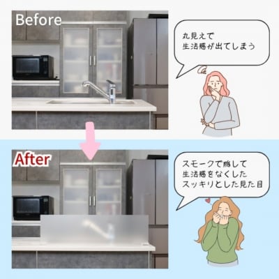 [キープロダクション] 目隠し&水はね防止パネル90(アクリル)【017S134】