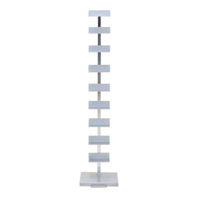 ブックタワー プレミアムタイプ(10段) シルバーDS145SV【044S039】