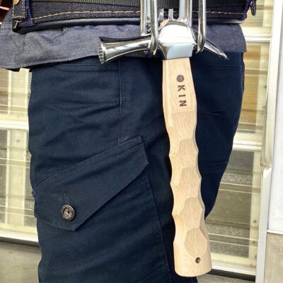 仮枠ハンマー ミラー 止付 小 名栗 ショート 250mm [マルキン印] 【051S008】