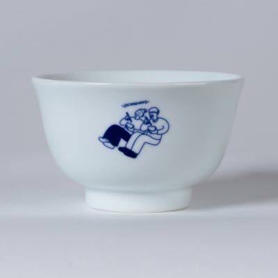 めおと お茶漬け茶碗(マスター) 麺類 ダブルウォール構造 食洗機・レンジ対応 【018S094】