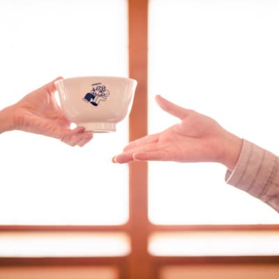 めおと お茶漬け茶碗(マスター) 麺類 ダブルウォール構造 食洗機・レンジ対応 【018S094】