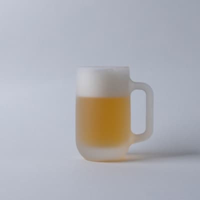 めおと ジョッキ(フロスト) ビールジョッキ グラス おしゃれ 食洗機対応 【016S081】