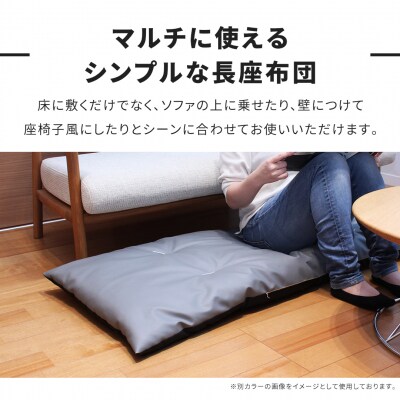 長座布団 直入 レザー DBR(ダークブラウン)60×120cm [MKトレンド]【011S305】