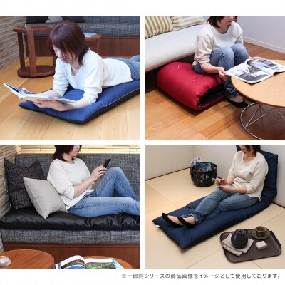 ごろ寝長座布団 直入 シャンブレークロス GN(グリーン) 60×180cm 【013S141】