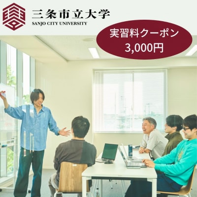 三条市立大学実習料クーポン 3,000円 【010S785】