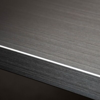 取っ手・キャスター付きステンレスワゴン2段H70 46×76 ブラック 【272S001】