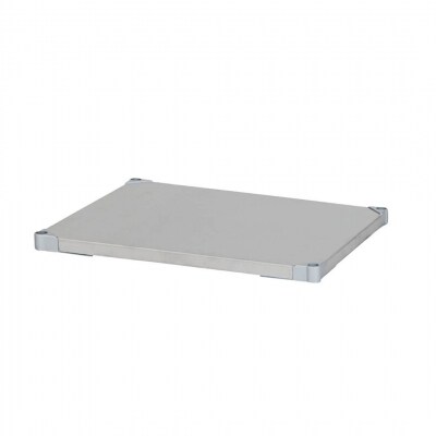 取っ手・キャスター付きステンレスワゴン3段H70 60×76 シルバー 【385S003】