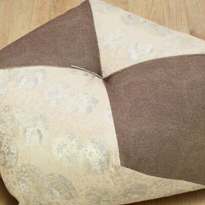 お手玉型座布団 ブラウン(BR) 正座 あぐら 座布団 【021S082】