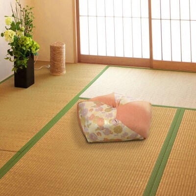 お手玉型座布団 オレンジ(OR) 正座 あぐら 座布団 【021S084】