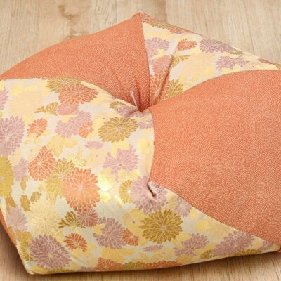 お手玉型座布団 オレンジ(OR) 正座 あぐら 座布団 【021S084】