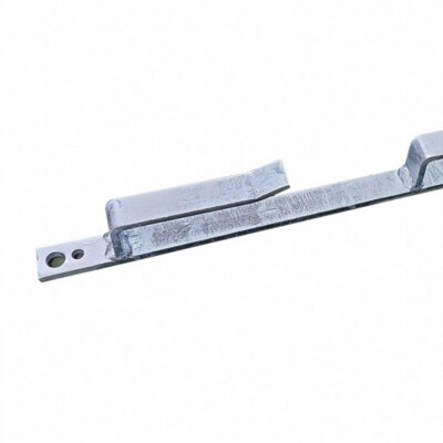 十手金具 三段(二尺)2本セット 溶融亜鉛メッキ ビス付属 冬囲い金物 【014S163】