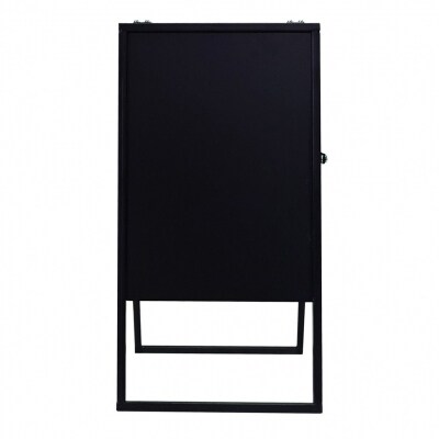 卓上A型看板 ブラックボード スチール製 マグネット 【010S829】