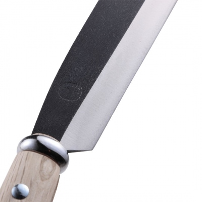 [TEPPA] 焚火鉈 角田 ヌメ革 専用革ケース付 ナタ なた 薪ストーブ【022S091】