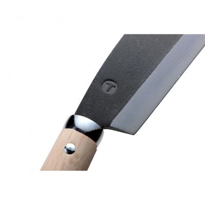 [TEPPA] 焚火鉈 粟 ヌメ革 専用革ケース付  ナタ なた 薪割り 【034S030】